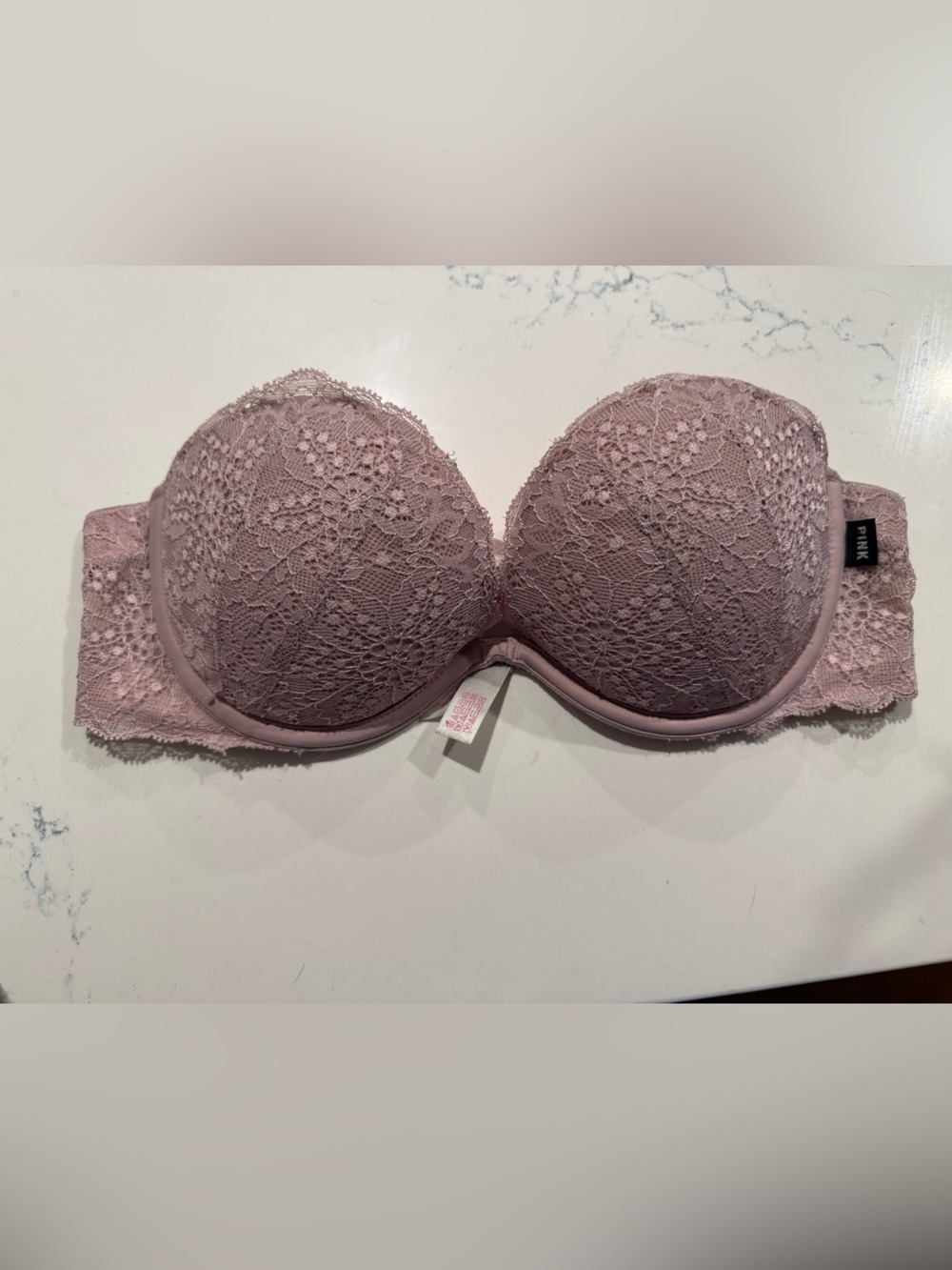Victoria's Secret Mauve Lace Push-Up Bra